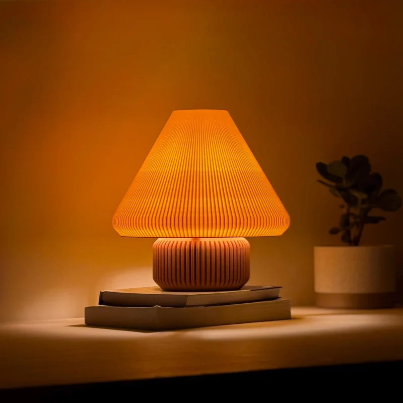 Modern Bedside Lamp Cozy Ambient Lighting