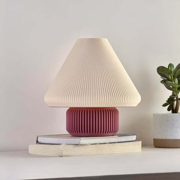 Modern Bedside Lamp Cozy Ambient Lighting Minimalist Table Decor Light!