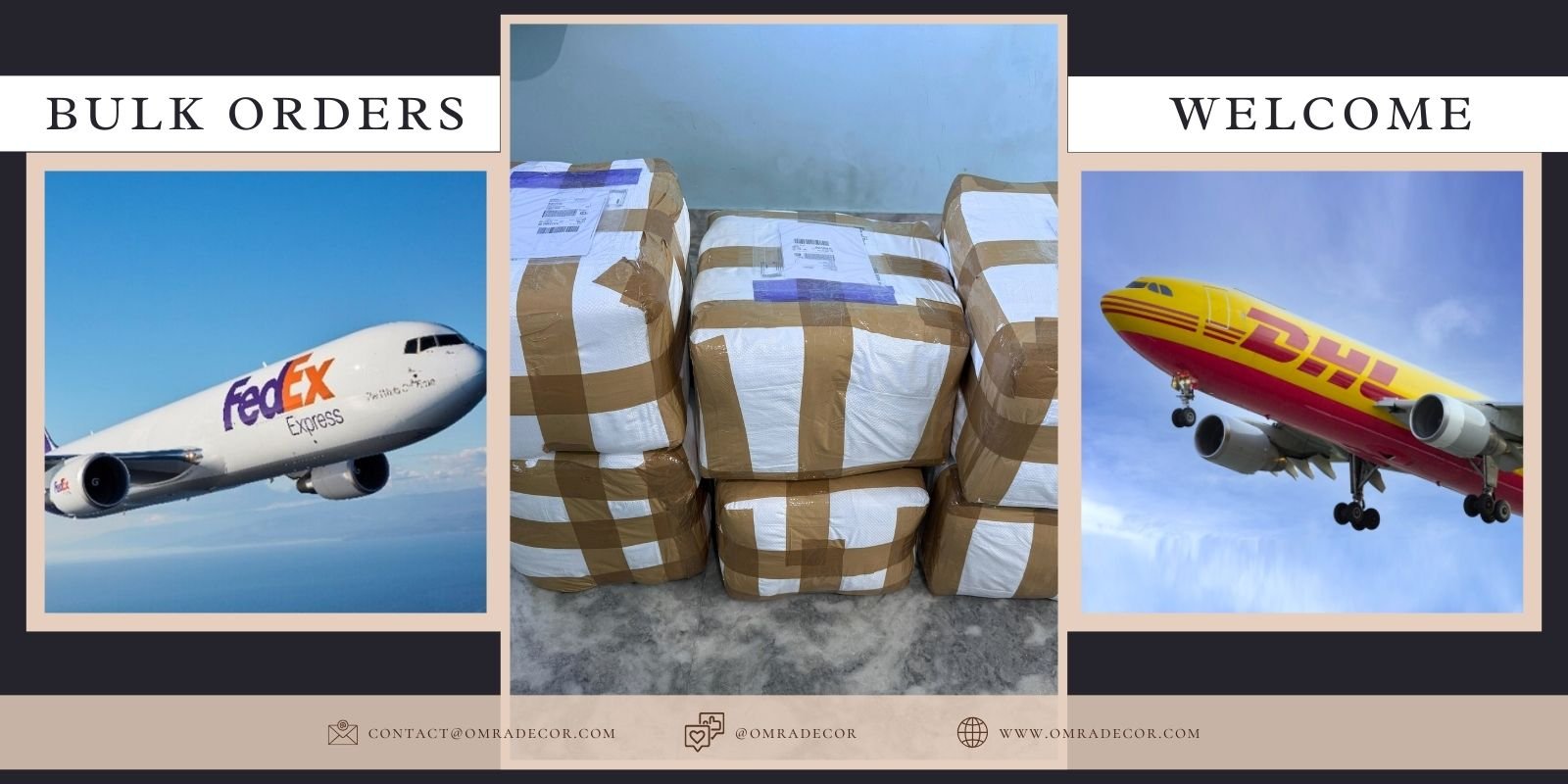 OmraDecor Bulk Order Banner – Wholesale Handmade Textile Supplier