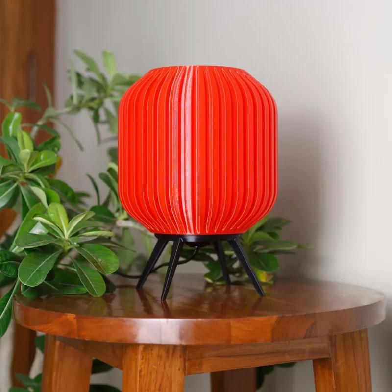 3D Printed Nightstand Lamp Minimalist Sleek Decorative Light