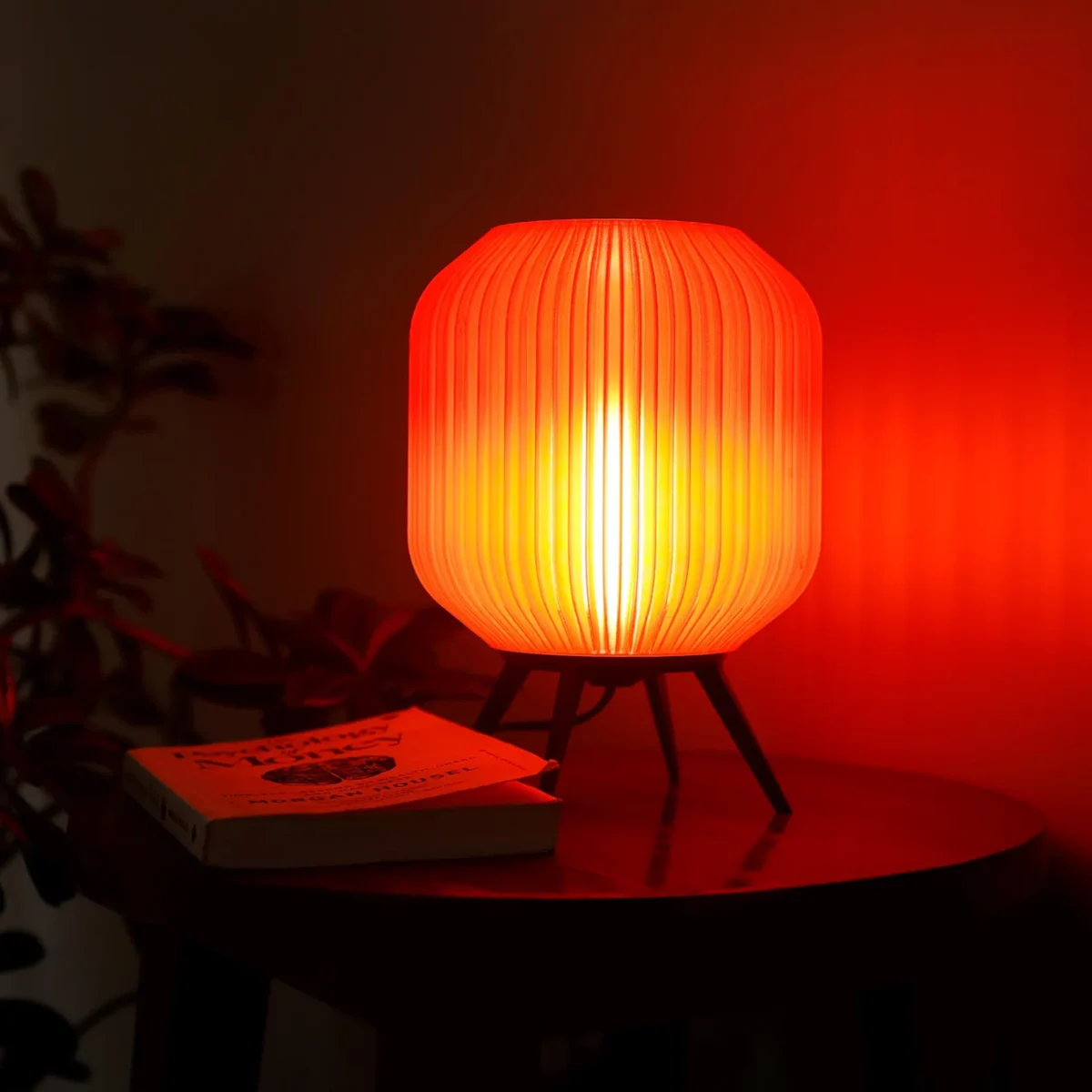 3D Printed Nightstand Lamp Minimalist Sleek Decorative Light