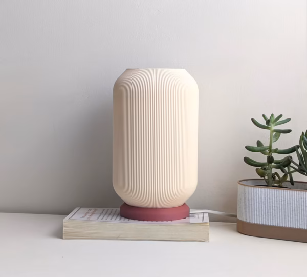 Minimalist 3D Printed Table Lamp Modern Bedside