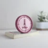Personalized 3D Printed Pink Table Clock Gift