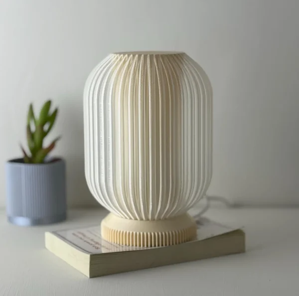 Modern Minimalist Table Lamp with Warm Light for Bedroom