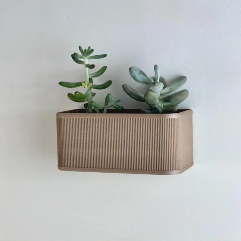 Modern Wall Planter Minimalist Hanging Pot Indoor Outdoor Decor
