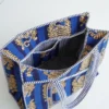 blue tote bag