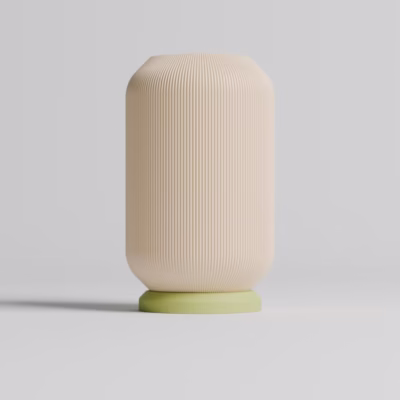 Minimalist 3D Printed Table Lamp Modern Bedside