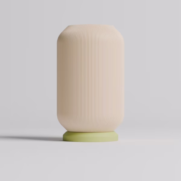 Minimalist 3D Printed Table Lamp Modern Bedside