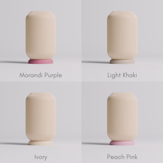 Minimalist 3D Printed Table Lamp Modern Bedside