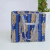 blue tote bag