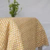 Mustard Yellow Indian Kantha Quilt – Bohemian Cotton Bedding Cover