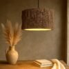 rustic wooden lamp