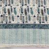 Fish Print Cotton Fabric Handmade Blue Block Print Indian Textile