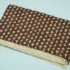 Brown Floral Block Print Kantha Fabric – Pure cotton