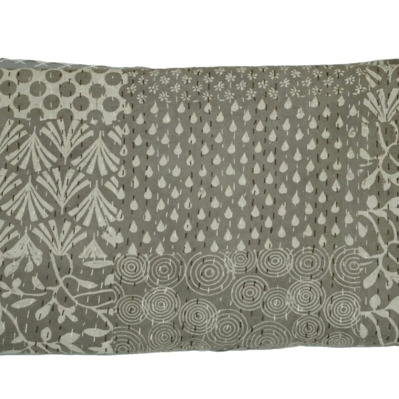 Indian Kantha Quilt 10 Textile with intricate patterned designs