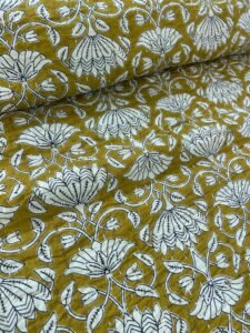 Kantha Quilt Mustard Floral Block Print Pure 1 il fullxfull.7624993392 38tw