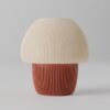 Minimalist Mushroom Table Light with Warm Glow – Modern Bedside E26/E27 Bulb Holder