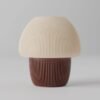 Minimalist Mushroom Table Light with Warm Glow – Modern Bedside E26/E27 Bulb Holder