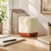 Modern Table Lamp Warm Ambient Bedside Lighting RippleGlow - Wavy Minimalist Home Decor